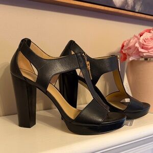 Michael Kors Black Platform Heels